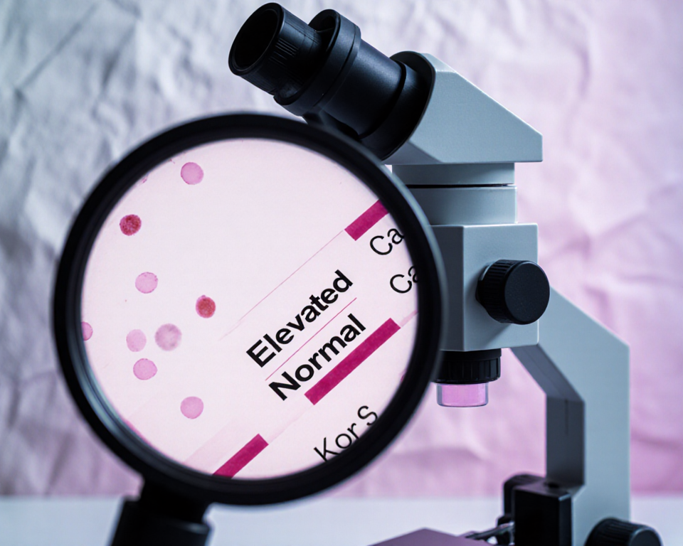 Blood test normal range