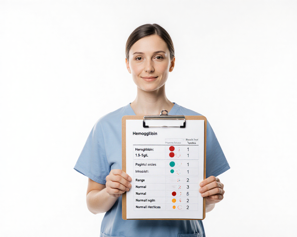 Blood test normal range