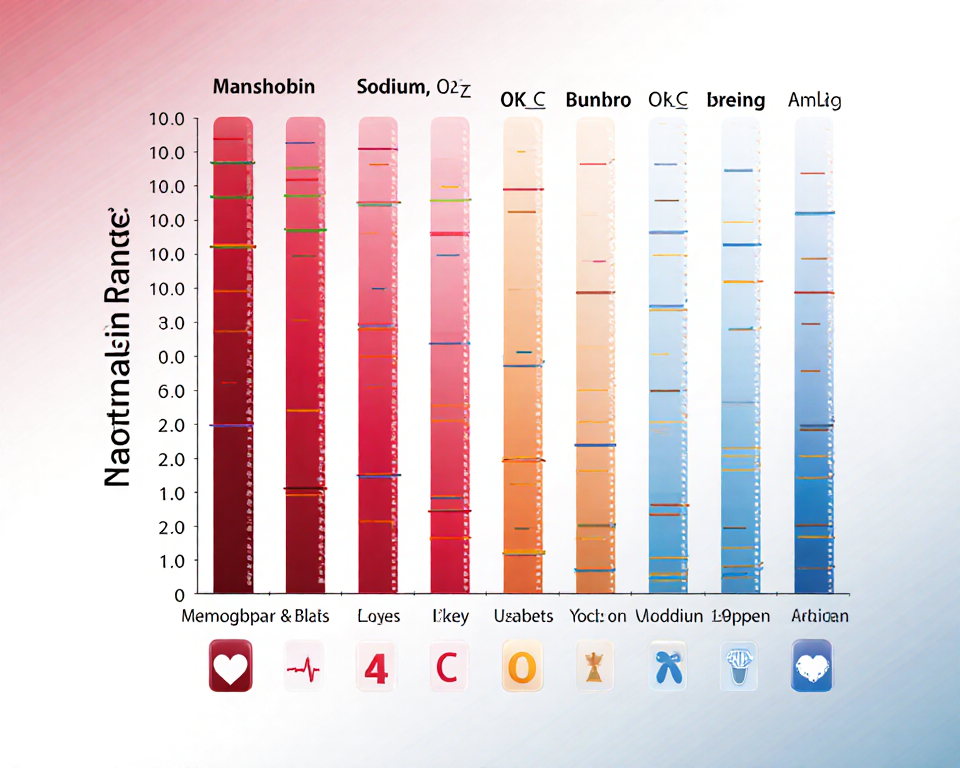 Blood test normal range