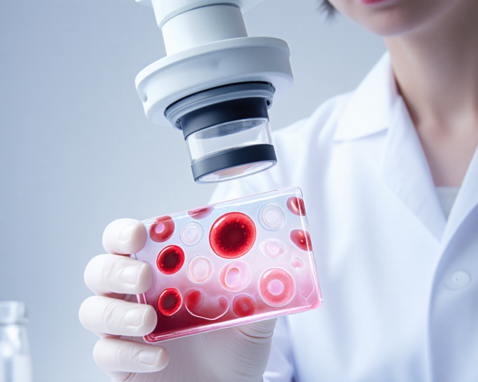Blood test normal range