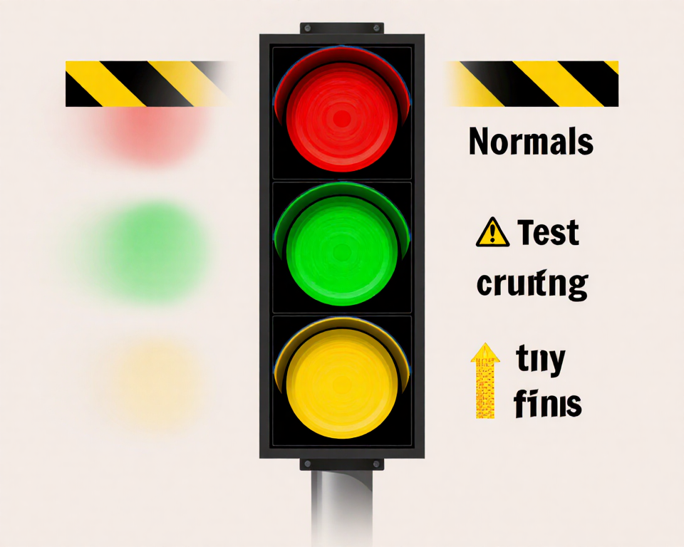 Blood test normal range