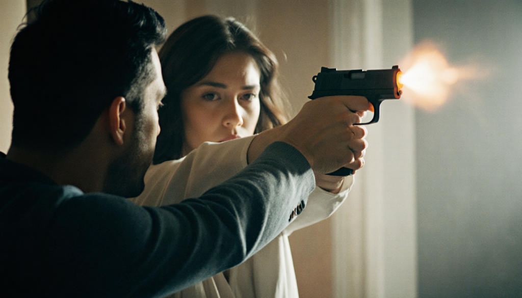 AI assistant refusing to depict violence with a friendly message asking for alternative help.