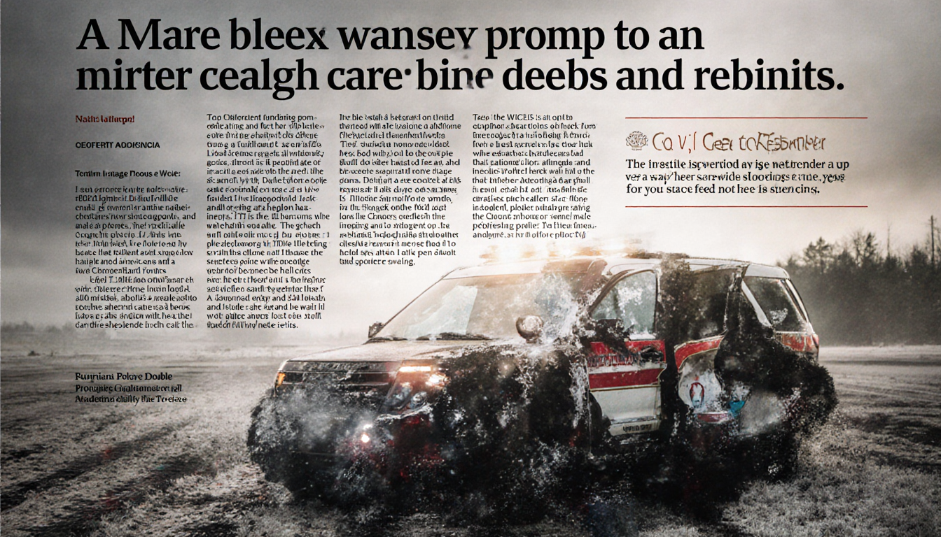 Police officer pointing gun with evidence tape and flashing lights at double shooting scene