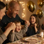 Family celebrates New Year
