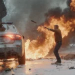 Chat AI refuses to create violent content with a friendly offer to help