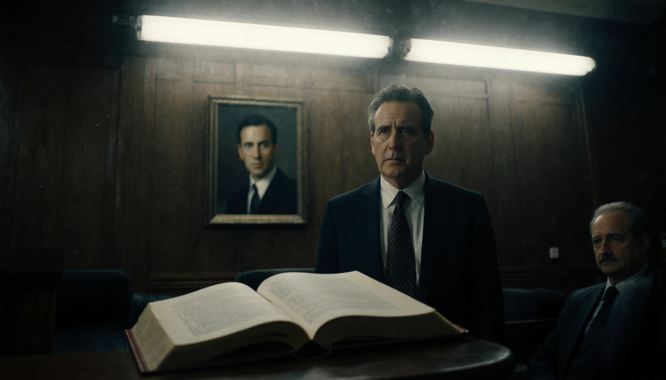 Mark Chavez standing before judge