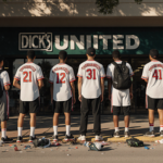 Philadelphia teenagers standing outside a Dick