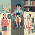 Chat screen showing warning about illegal content with friendly offer to help