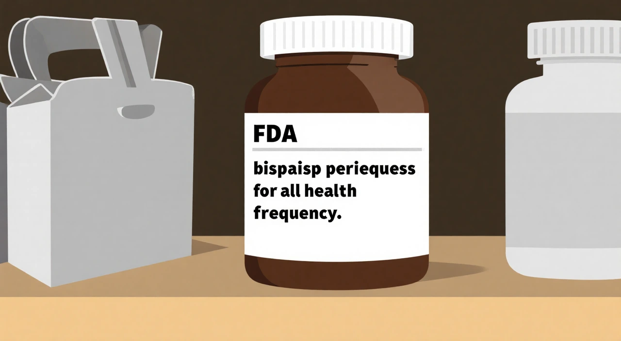 Dietary supplement product displaying FDA disclaimer with muted color store shelf