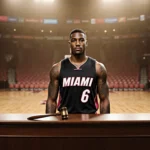 Terry Rozier standing confidently in front of judge