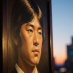 Tom Jung painting features Star Wars scene with golden lighting and dark wood panel