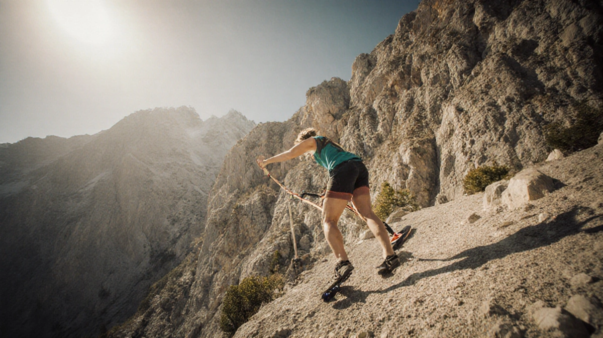 Person declining request with hand gesture and neutral expression
