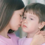 Person declining request with respectful gesture and helpful expression showing support for safe content