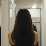 Assistant refusing request with red cross icon and text bubble indicating illegal activity