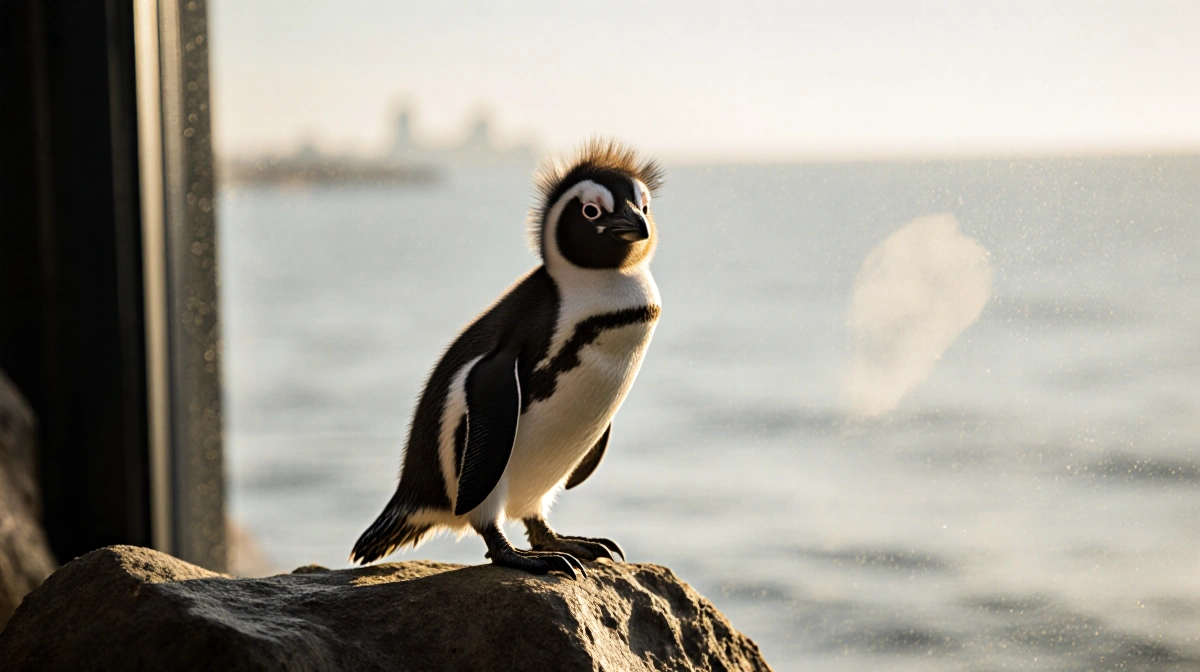 Adventure Aquarium Celebrates 3rd Penguin Chick, Opens Public Naming Contest
