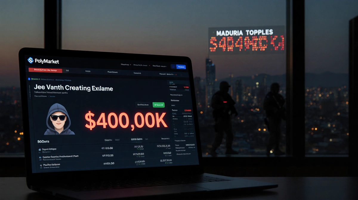 Crypto Bettor Scores $400K on Venezuela Raid Hours Before Strike