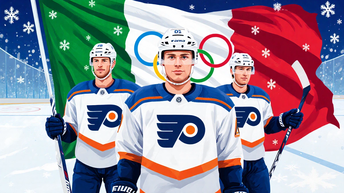 Flyers Send 4 to Olympics as NHL Halts for 19 Days