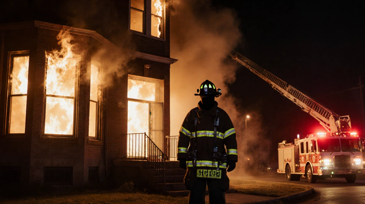 Camden Firefighter Hurt Battling Empty House Blaze