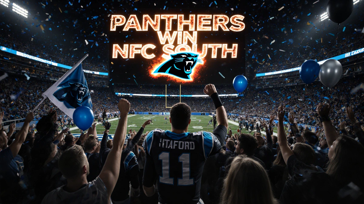 Panthers Clinch NFC South at 8-9, Host Rams in Wild Card
