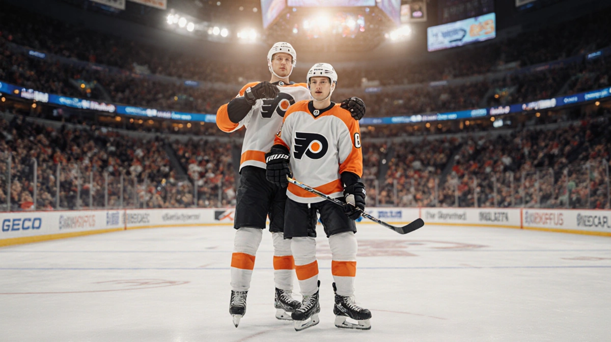 Michkov’s Iron-Man Streak on Line After Puck to Foot