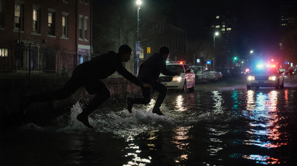 Two Teen Boys Flee After Stolen Car Stop, One Swims Tacony Creek