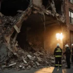 Partial Building Collapse Shakes Germantown Block