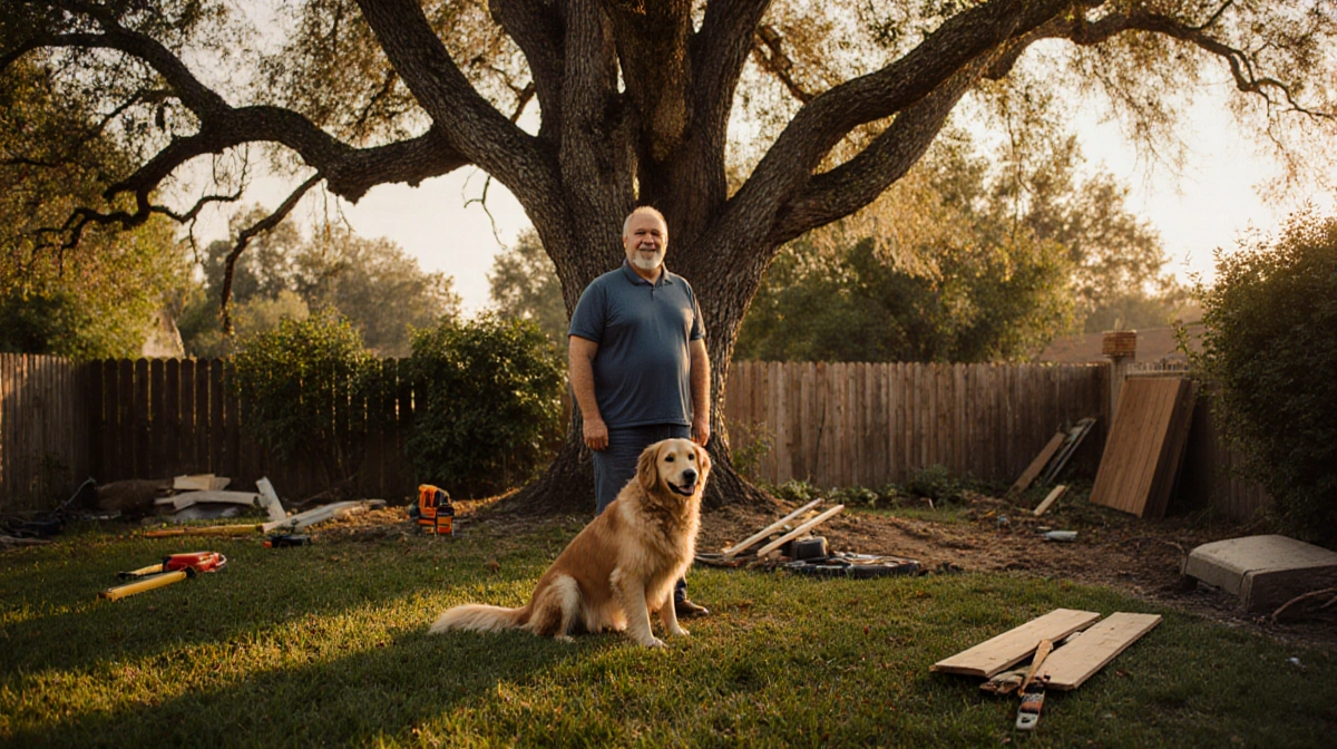 Altadena Man Rebuilds Home in 4 Months to Save Aging Dog