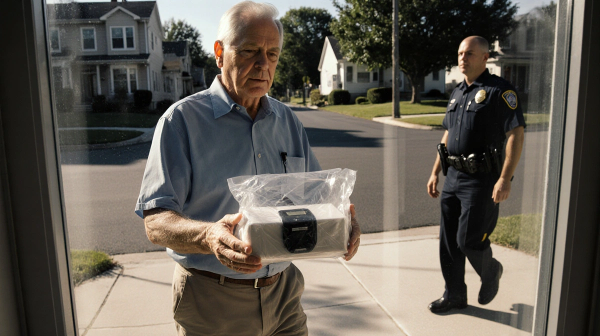 GPS Bait Package Nabs Alleged Porch Pirate in Gloucester Township