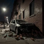 Car Slams Into Philly Apartment Building, Debris Scatters