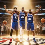 Sixers’ Big Three Ignite in 131-110 Rout of Wizards