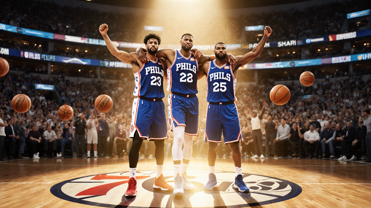 Sixers’ Big Three Ignite in 131-110 Rout of Wizards