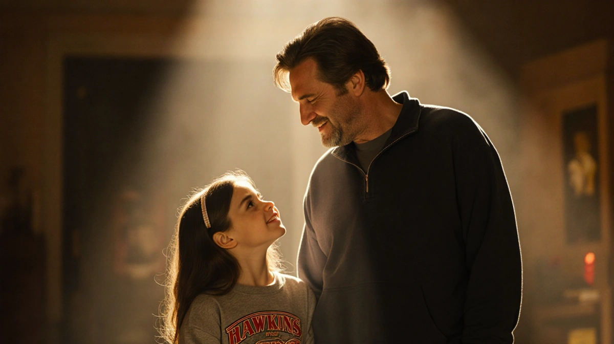 Ethan Hawke Cheers as Maya Beats Him at His Own Fame Game