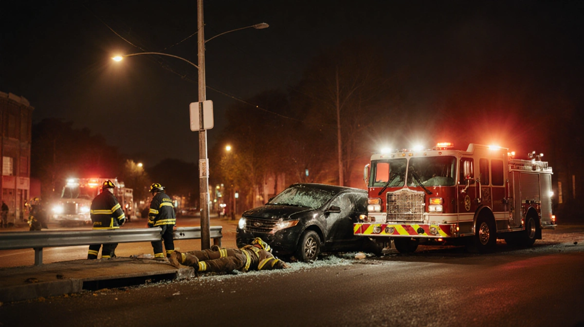 Wilmington Firefighter Hospitalized After Vehicle Strike