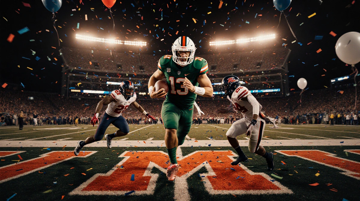 Miami Stuns Ole Miss 31-27, Clinches Home Title Shot