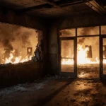 Gun Range Blaze Ravages Ranges, Spares Store