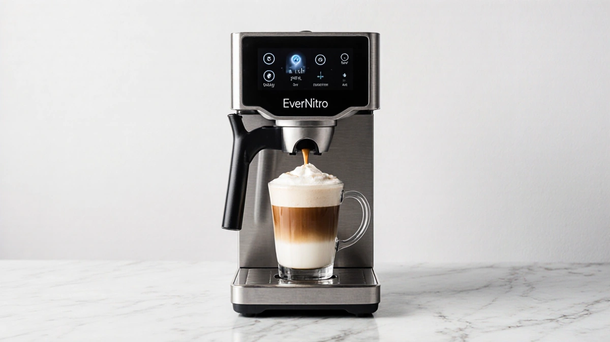 XBREW Lab’s EverNitro Brings Nitro Coffee Home Without Cartridges