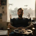 James Gunn sitting in director