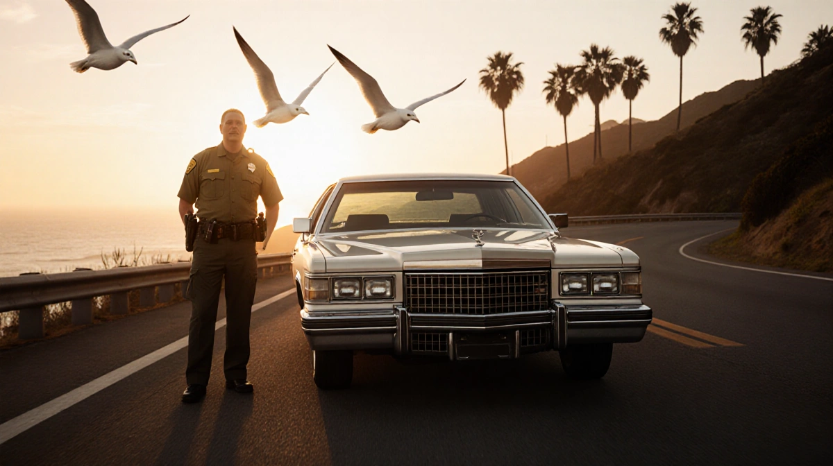 Stolen 1979 Cadillac Recovered in PCH Stop