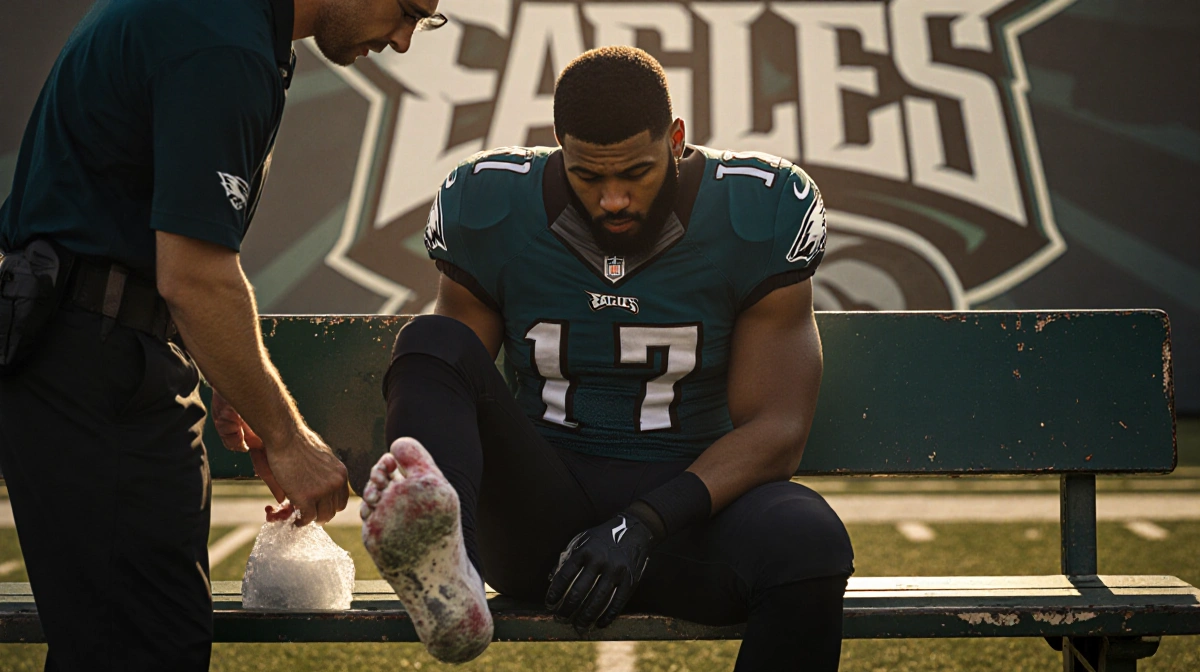 Eagles Lane Johnson Game-Time Decision After Foot Swelling