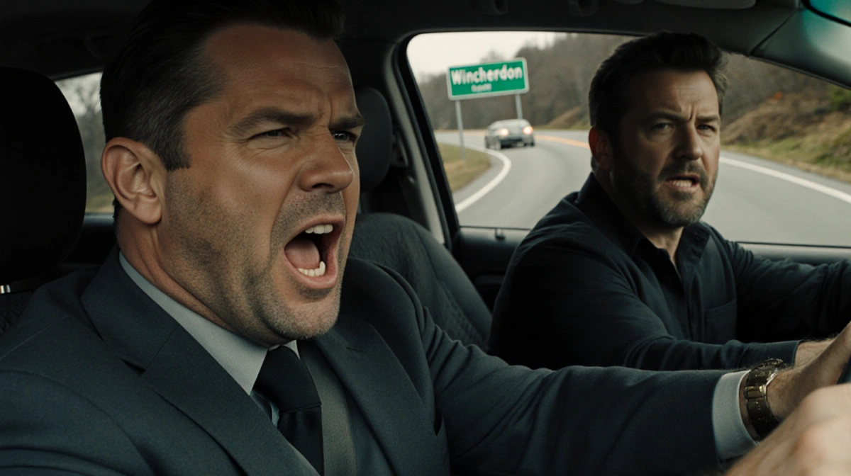 Jimmy Fallon driving with Matt Damon and Ben Affleck while struggling to pronounce Winchendon road sign