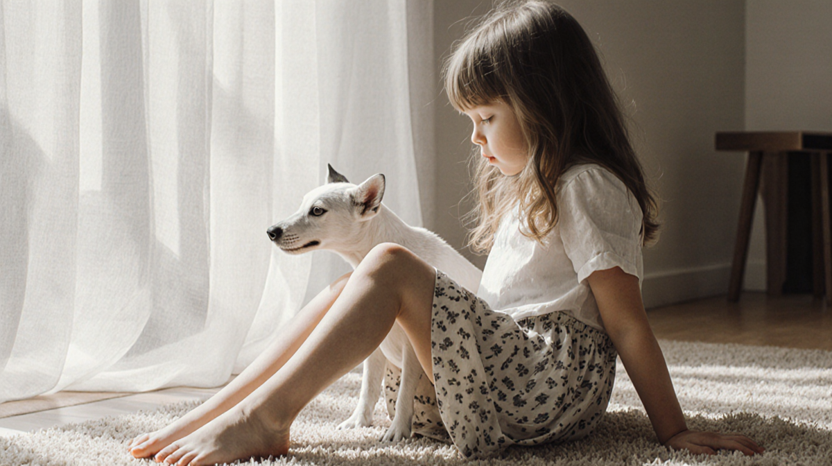 Computer screen displaying a refusal message about child pornography and animal abuse with a friendly tone