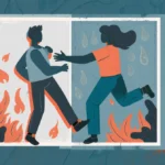 Person declining request with helpful guidance and supportive gesture showing professional courtesy