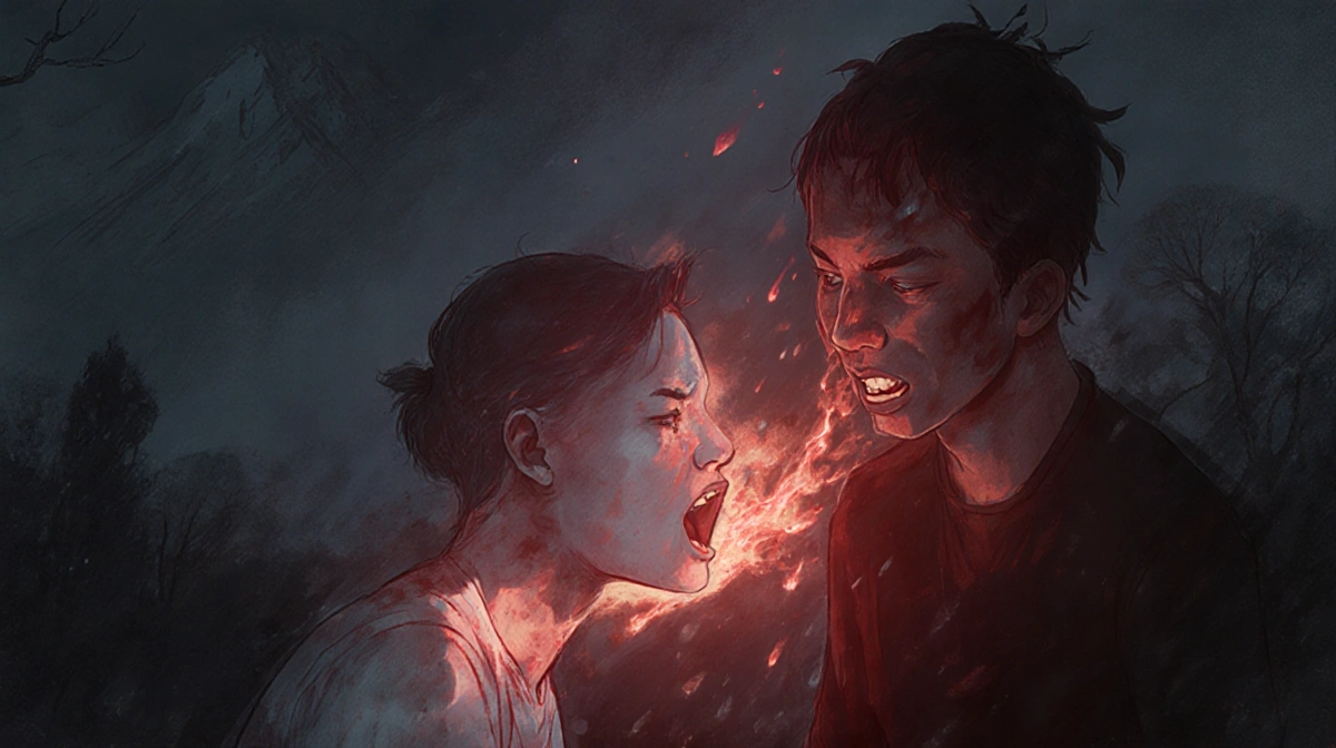 Person checking phone with blank screen showing no harmful content