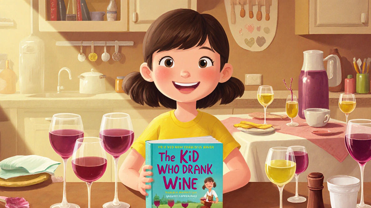 6-Year-Old Writes Picture Book About Drinking Wine