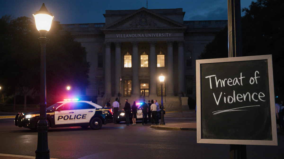 Reveals Villanova University Threat, Campus Closed